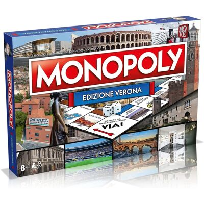 Winning Moves Verona Monopoly - Edizione Città Gioco da Tavolo Winning Moves Verona Monopoly - Edizione Città Gioco da Tavolo