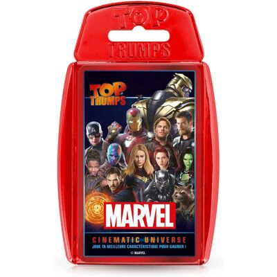 Winning Moves Marvel Top Trumps Cinematic Universe - Jeu de société - Publicité Winning Moves Marvel Top Trumps Cinematic Universe - Jeu de société - Publicité