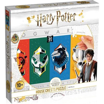Winning Moves Harry Potter 500-delige Puzzel - Huiswapens van Hogwarts Winning Moves Harry Potter 500-delige Puzzel - Huiswapens van Hogwarts