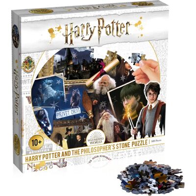 Puzzle Harry Potter et la Pierre Philosophale - Winning Moves - 500 pièces Puzzle Harry Potter et la Pierre Philosophale - Winning Moves - 500 pièces