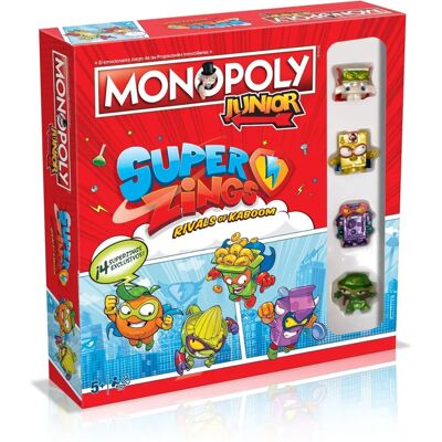 Superthings Super Zings Junior Jeu de Société Monopoly - Multicolore - Publicité Superthings Super Zings Junior Jeu de Société Monopoly - Multicolore - Publicité