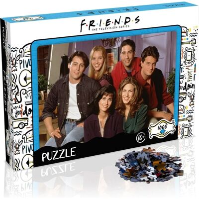 Quebra-cabeça de Amigos do Winning Moves - Apartamento - 1000 peças Quebra-cabeça de Amigos do Winning Moves - Apartamento - 1000 peças