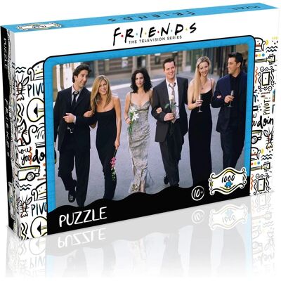 Winning Moves Friends - Puzzle Banquet 1000 pièces - Puzzle - WM01041-ML1-6 Winning Moves Friends - Puzzle Banquet 1000 pièces - Puzzle - WM01041-ML1-6