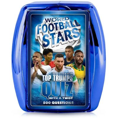 Winning Moves Top Trumps World Football Stars Blue Top Quiz Game - Board Game Winning Moves Top Trumps World Football Stars Blue Top Quiz Game - Board Game