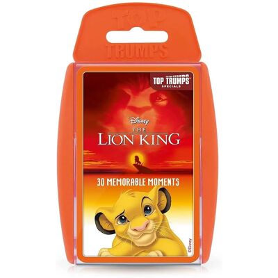 Le Roi Lion Top Trumps Jeu de Cartes - Divertissement - Publicité Le Roi Lion Top Trumps Jeu de Cartes - Divertissement - Publicité