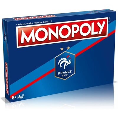 Winning Moves Monopoly Fédération Française de Football - Jeu de Plateau pour 8+ ans Winning Moves Monopoly Fédération Française de Football - Jeu de Plateau pour 8+ ans