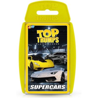 Winning Moves SUPERCARS Top Trumps Kaartspel voor 6 jaar en ouder Winning Moves SUPERCARS Top Trumps Kaartspel voor 6 jaar en ouder