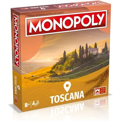 Winning Moves Monopoly - Les plus beaux villages d’Italie - Toscane Winning Moves Monopoly - Les plus beaux villages d’Italie - Toscane