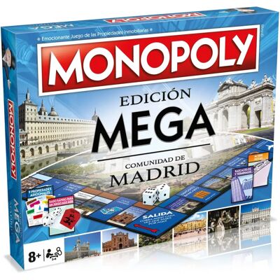Eleven Force Monopoly Mega Madrid - Gioco da Tavolo Eleven Force Monopoly Mega Madrid - Gioco da Tavolo