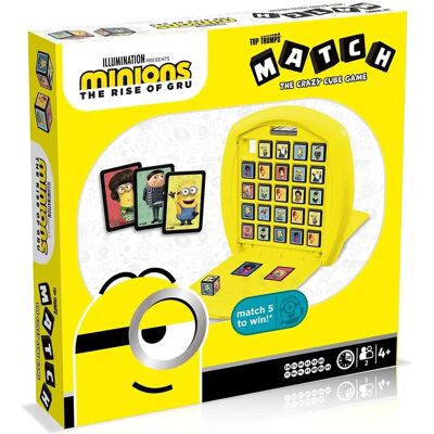 Top Trumps Match Minions Rise of Gru Jeu de Société - Fun Stratégique - Publicité Top Trumps Match Minions Rise of Gru Jeu de Société - Fun Stratégique - Publicité