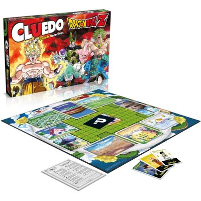 Dragon Ball Z Cluedo - Gra rodzinna od 8 lat - 2-6 graczy Dragon Ball Z Cluedo - Gra rodzinna od 8 lat - 2-6 graczy