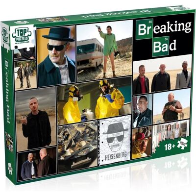Quebra-cabeça Colagem Breaking Bad Winning Moves 1000 peças - WM02683-ML1-6 Quebra-cabeça Colagem Breaking Bad Winning Moves 1000 peças - WM02683-ML1-6