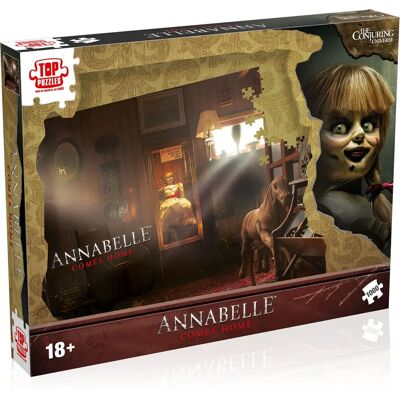 Puzzle Winning Moves Annabelle 1000 Pièces - Univers Conjuring - Publicité Puzzle Winning Moves Annabelle 1000 Pièces - Univers Conjuring - Publicité