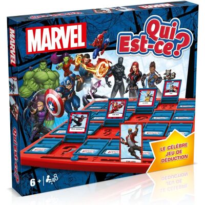 Winning Moves Marvel Qui Est-ce ? - Jeu de société pour 2+ enfants 6+ - Publicité Winning Moves Marvel Qui Est-ce ? - Jeu de société pour 2+ enfants 6+ - Publicité
