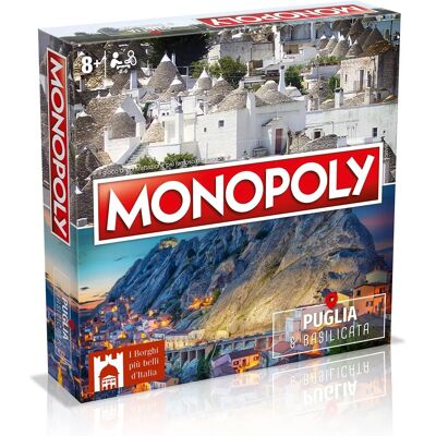 Winning Moves Monopoly - Puglia e Basilicata - Gioco da Tavolo Borghi Italiani Winning Moves Monopoly - Puglia e Basilicata - Gioco da Tavolo Borghi Italiani