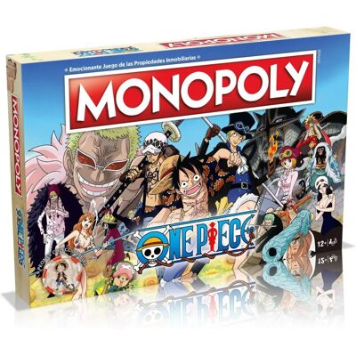 Winning Moves Monopoly One Piece Gioco da Tavolo - Multicolore Winning Moves Monopoly One Piece Gioco da Tavolo - Multicolore