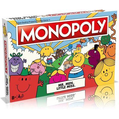 Winning Moves Monopoly Mr Men Little Miss Board Game - 2-6 Players Ages 8+ Winning Moves Monopoly Mr Men Little Miss Board Game - 2-6 Players Ages 8+