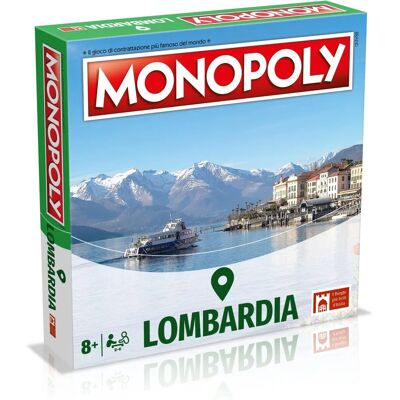 Winning Moves Monopoly - Villaggi della Lombardia - Gioco Culturale Winning Moves Monopoly - Villaggi della Lombardia - Gioco Culturale
