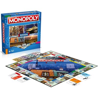 Winning Moves Rouen Monopoly - Jeu de Société Winning Moves Rouen Monopoly - Jeu de Société