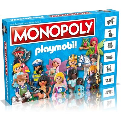 Winning Moves Monopoly Playmobil Stolní hra - Cestovní edice Winning Moves Monopoly Playmobil Stolní hra - Cestovní edice