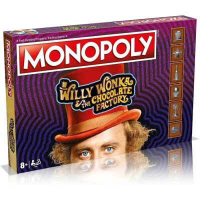 Winning Moves Monopoly Willy Wonka ja tehtaankoko - Lautapeli Winning Moves Monopoly Willy Wonka ja tehtaankoko - Lautapeli