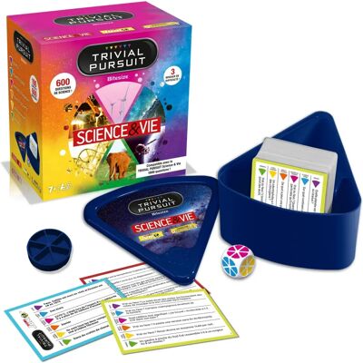 Winning Moves Trivial Pursuit Voyage Science & Vie - Jeu de société - Publicité Winning Moves Trivial Pursuit Voyage Science & Vie - Jeu de société - Publicité