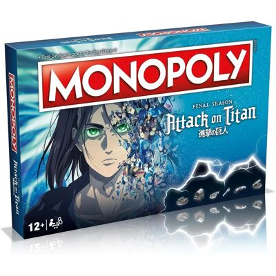 Winning Moves Attack On Titan Monopoly Játék - Záró Évad Winning Moves Attack On Titan Monopoly Játék - Záró Évad