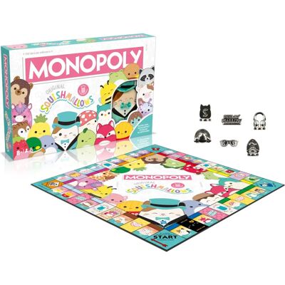 Hasbro Monopoly Squishmallows Gra - Gra planszowa Hasbro Monopoly Squishmallows Gra - Gra planszowa