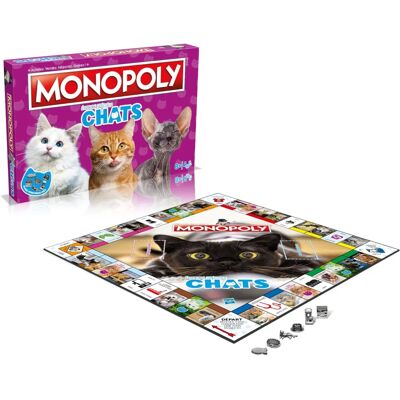 Winning Moves Monopoly Cats - Gioco da tavolo - Divertimento in famiglia - Preferito dei bambini Winning Moves Monopoly Cats - Gioco da tavolo - Divertimento in famiglia - Preferito dei bambini