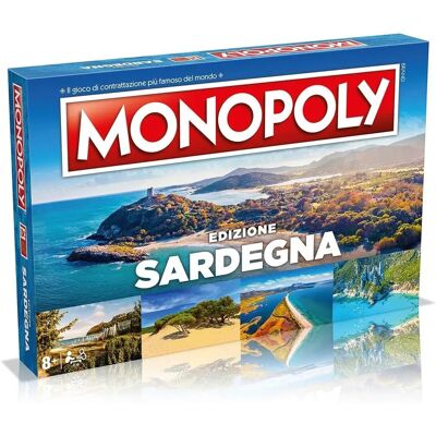 Winning Moves Monopoly Sardegna - Gioco da tavolo per 2-6 persone Winning Moves Monopoly Sardegna - Gioco da tavolo per 2-6 persone