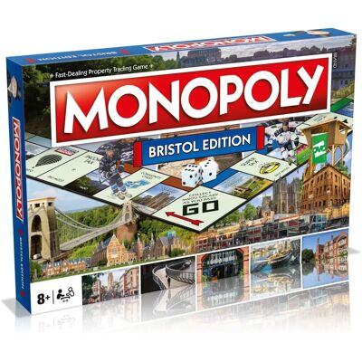 Winning Moves Bristol Monopoly Board Game - Regional Bristol Edition - Family Fun Winning Moves Bristol Monopoly Board Game - Regional Bristol Edition - Family Fun