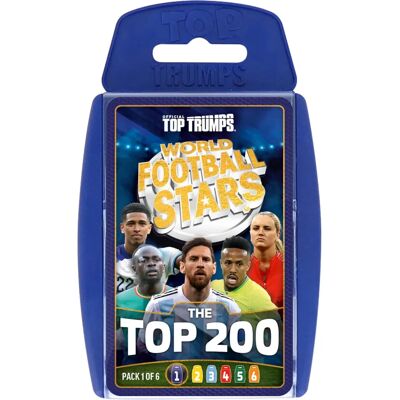 Winning Moves Svetové futbalové hviezdy Top 200 najlepších tromfov - balíček 1 kartová hra Winning Moves Svetové futbalové hviezdy Top 200 najlepších tromfov - balíček 1 kartová hra