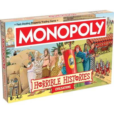 Winning Moves Horrible Histories Ancient Civilisations Monopoly Game - Board Game Winning Moves Horrible Histories Ancient Civilisations Monopoly Game - Board Game