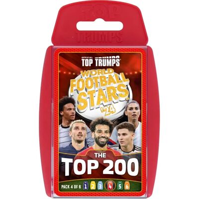 Top Trumps World Football Stars Top 200 Card Game Pack 4 Top Trumps World Football Stars Top 200 Card Game Pack 4