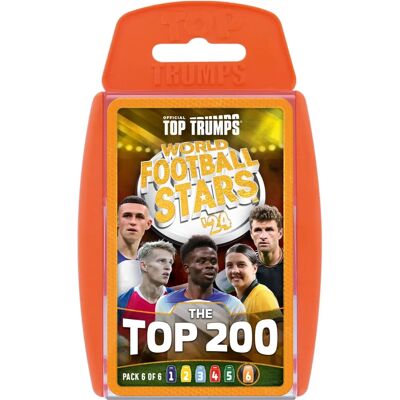 Winning Moves World Football Stars Top 200 - Pack 6 Top Trumps Card Game Winning Moves World Football Stars Top 200 - Pack 6 Top Trumps Card Game