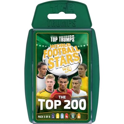 Winning Moves Maailman Jalkapallo Tähti Top 200 Top Trumps - Pakkaus 5 Winning Moves Maailman Jalkapallo Tähti Top 200 Top Trumps - Pakkaus 5