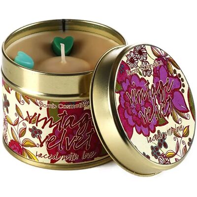 Bomb Cosmetics Vintage Velvet Floral Musk Candle Bomb Cosmetics Vintage Velvet Floral Musk Candle
