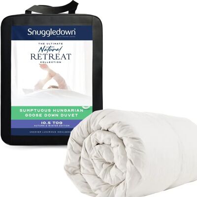 Snuggledown Hungarian Goose Down 10.5 Tog All Year Round Duvet - Duvet Snuggledown Hungarian Goose Down 10.5 Tog All Year Round Duvet - Duvet