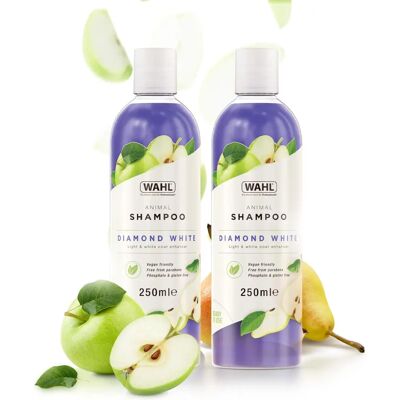 Wahl White Pet Shampoo - 250 ml - 2-Pack Wahl White Pet Shampoo - 250 ml - 2-Pack