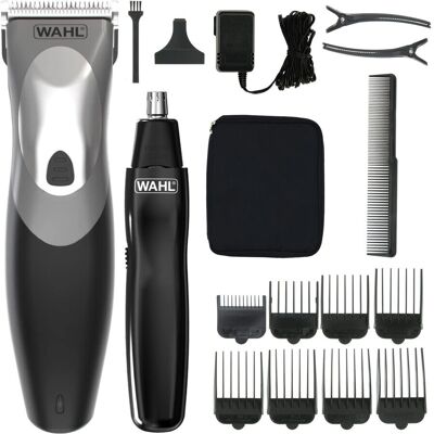 Wahl Clip N Rinse - Cordless - Washable head - Nose trimmer - Hair Clipper Wahl Clip N Rinse - Cordless - Washable head - Nose trimmer - Hair Clipper