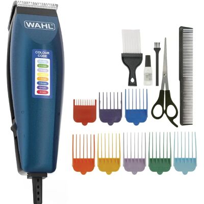 Wahl Colour Pro Corded Clipper Head Shaver Men's Colour Coded Guides Family at Home Haircutting Wahl Colour Pro Corded Clipper Head Shaver Men's Colour Coded Guides Family at Home Haircutting
