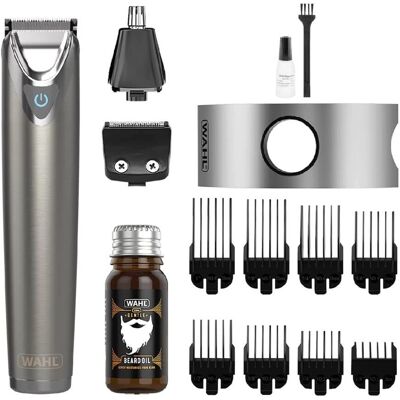 Wahl - FaceBody Gift Set - Stainless Steel - Grooming kit Wahl - FaceBody Gift Set - Stainless Steel - Grooming kit