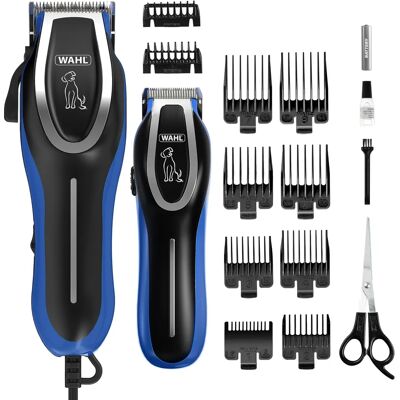 Kit Completo di Tagliacapelli e Trimmer per Cani Wahl Kit Completo di Tagliacapelli e Trimmer per Cani Wahl
