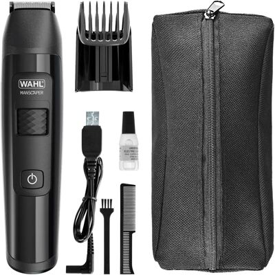 Wahl Manscaper 1065-800 Rasaerba per il corpo Wet & Dry - Nero Wahl Manscaper 1065-800 Rasaerba per il corpo Wet & Dry - Nero