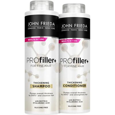 John Frieda Pro Filler+ Shampoo and Conditioner - Hair Care Duo Pack John Frieda Pro Filler+ Shampoo and Conditioner - Hair Care Duo Pack