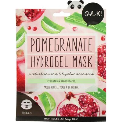 Oh K! - Granateple & Hyaluronsyre Hydrogelmaske - Hydrogel Maske Oh K! - Granateple & Hyaluronsyre Hydrogelmaske - Hydrogel Maske