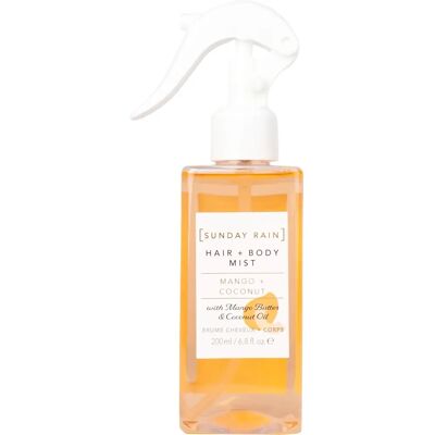 Sunday Rain - Mango & Coconut Hair + Body Mist 200Ml - Flerkleurige Lichaamsmist Sunday Rain - Mango & Coconut Hair + Body Mist 200Ml - Flerkleurige Lichaamsmist