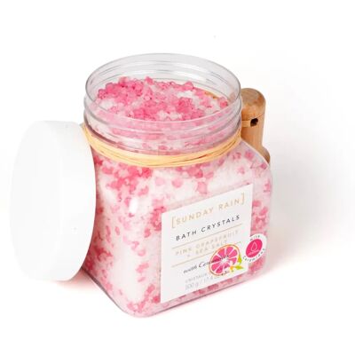 Sunday Rain - Badekrystaller med pink grapefrugt og havsalt - Badekrystaller Sunday Rain - Badekrystaller med pink grapefrugt og havsalt - Badekrystaller