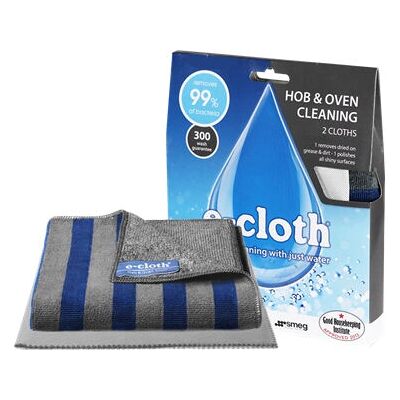 e-cloth - Herd- & Backofen Tuch Microfibre - Grey - 2-pack - Cleaning Cloth - Publicité e-cloth - Herd- & Backofen Tuch Microfibre - Grey - 2-pack - Cleaning Cloth - Publicité