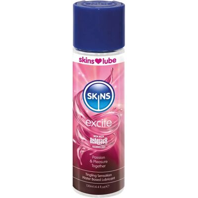 Skins Excite Tingling Water-Based Lubricant - Lubricant Skins Excite Tingling Water-Based Lubricant - Lubricant